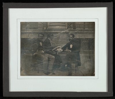 Ritratto di gruppo di tre uomini da Jean Gabriel Eynard